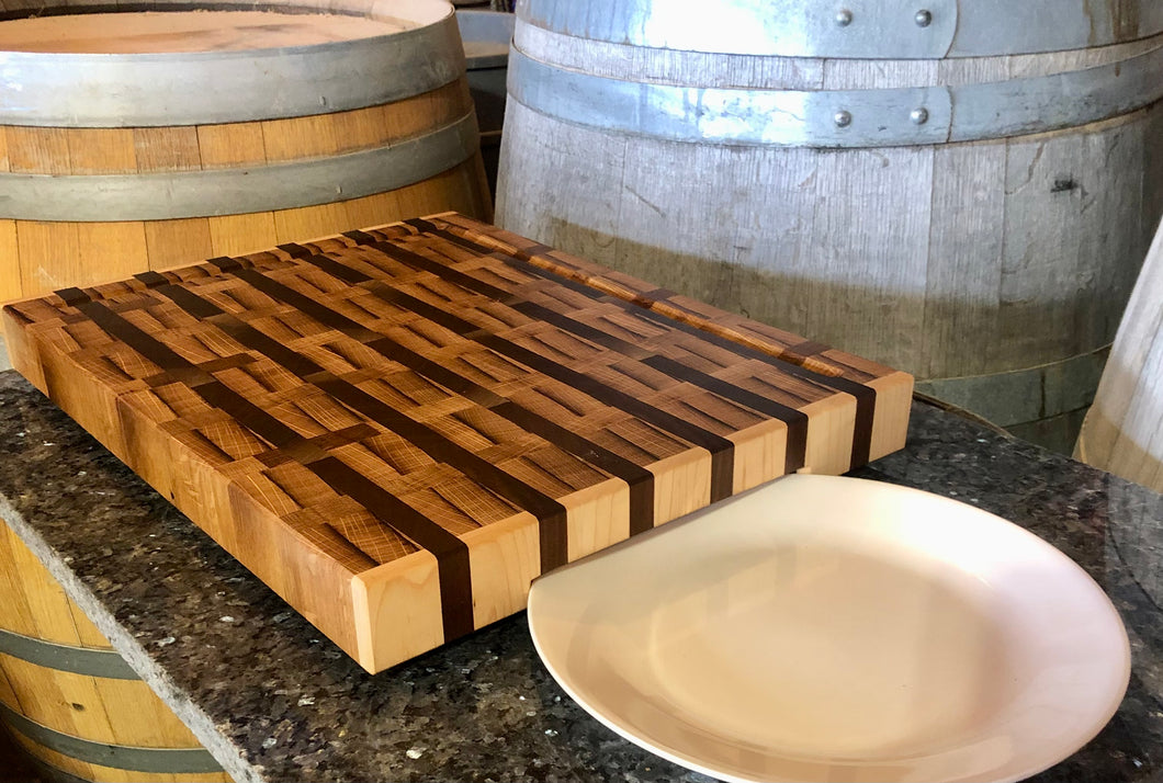 End Grain Cutting Board 122